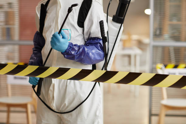 Professional Biohazard technician working in Bellvue, CO